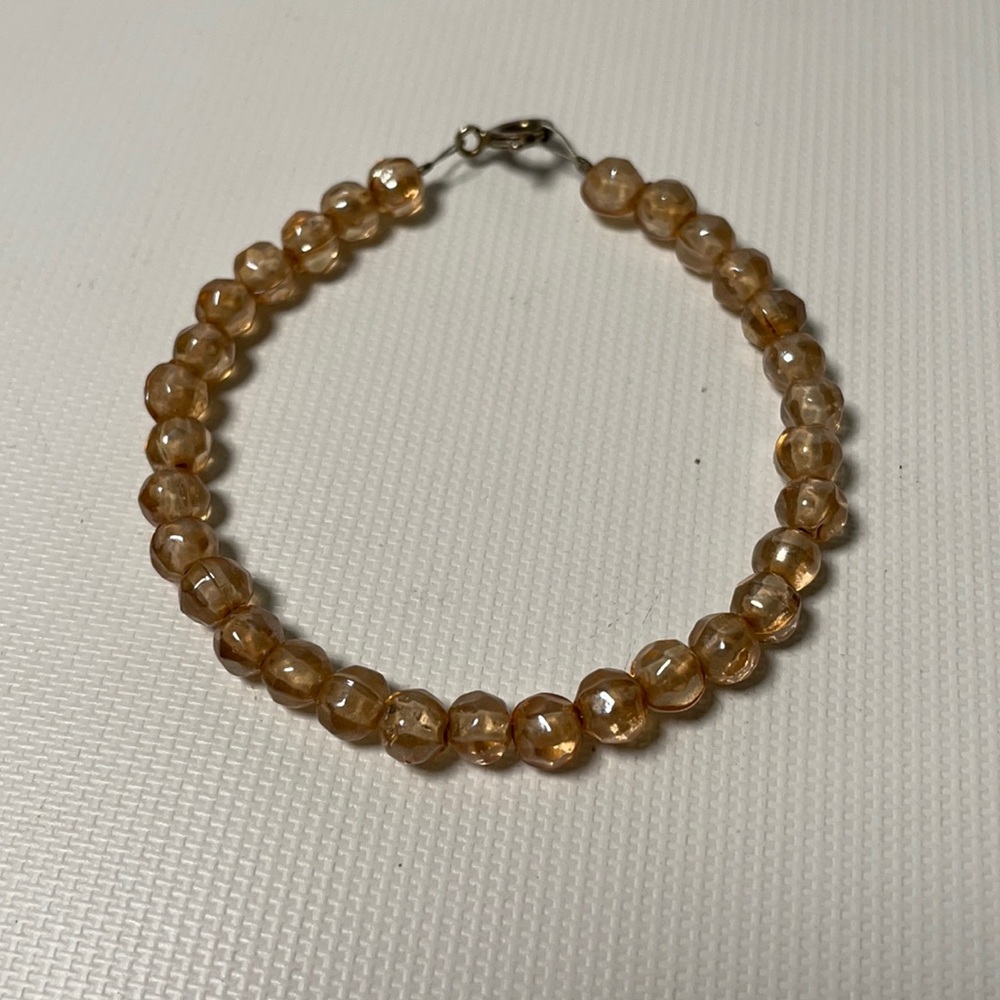 Hand Crafted Crystal Beaded Bracelet